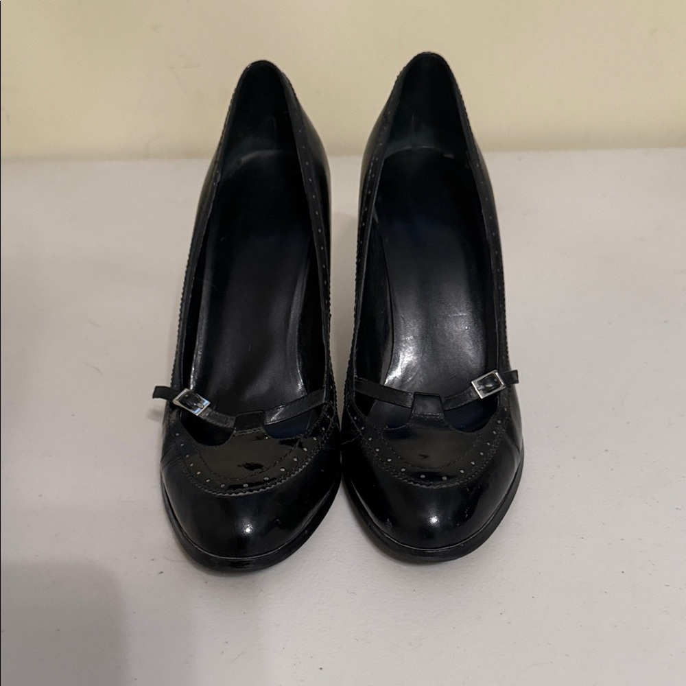 Lauren Ralph Lauren Black Patent Heels
